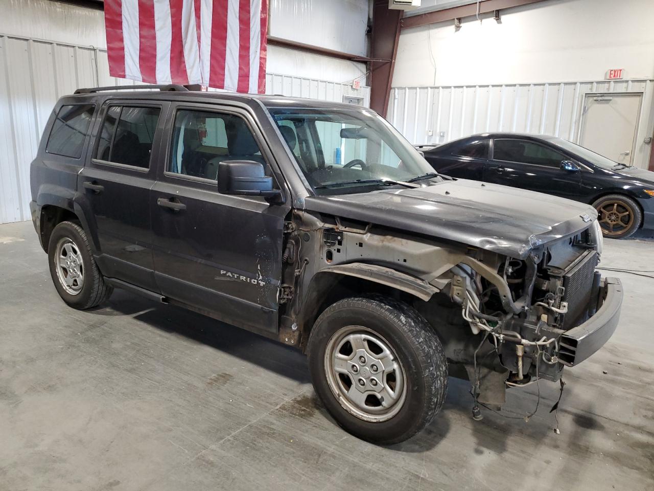 2014 Jeep Liberty (Patriot) VIN 1C4NJPBB4ED793345 Copart auction photo, front end damage thumbnail 4