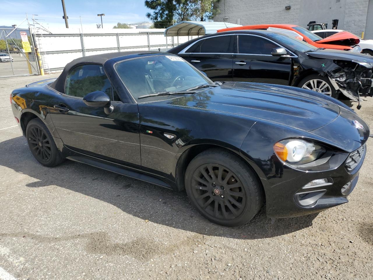 2017 Fiat 124 Spider VIN JC1NFAEK6H0124254 Copart auction photo, mechanical damage thumbnail 4