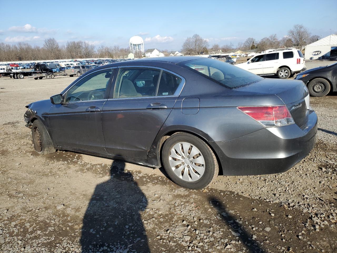 2008 Honda Accord VIN JHMCP26338C046131 Copart auction photo, front end / side damage thumbnail 2