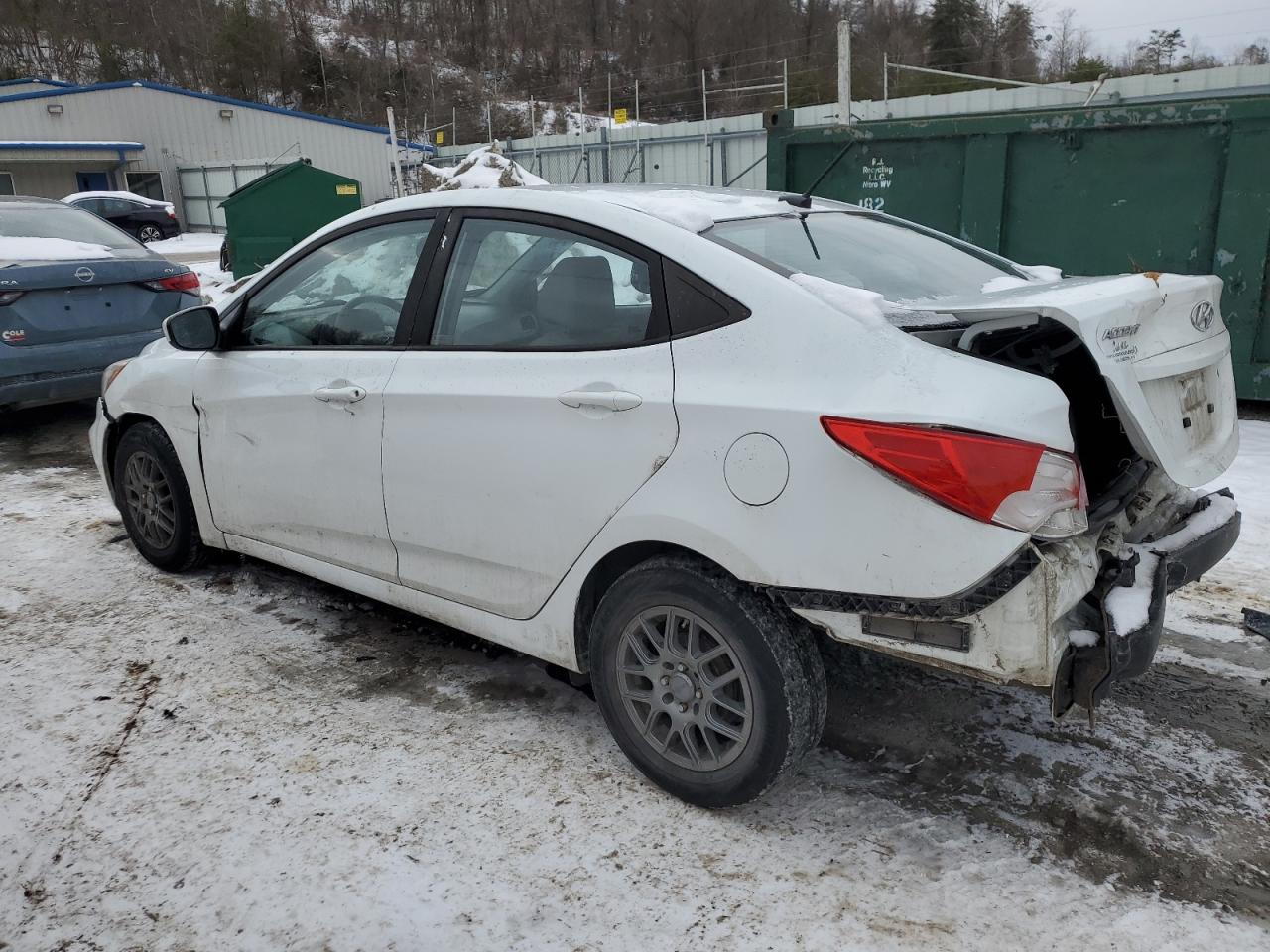 2016 Hyundai Accent VIN KMHCT4AE0GU082574 Copart auction photo, all over damage thumbnail 2
