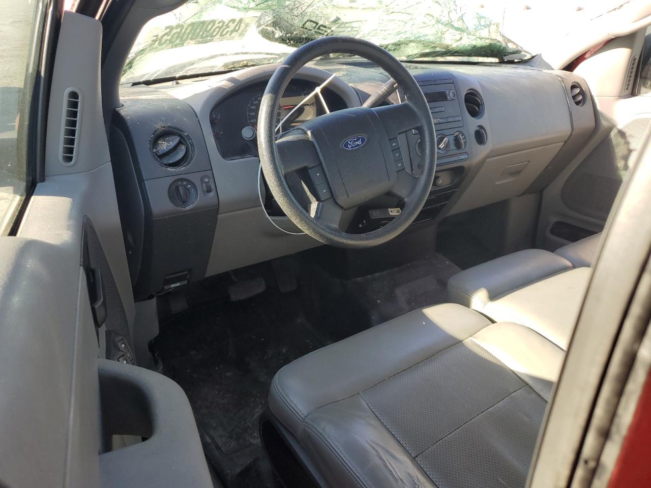 2007 Ford F-150 VIN 1FTPX12V57KC72793 Copart auction photo, top/roof damage thumbnail 8