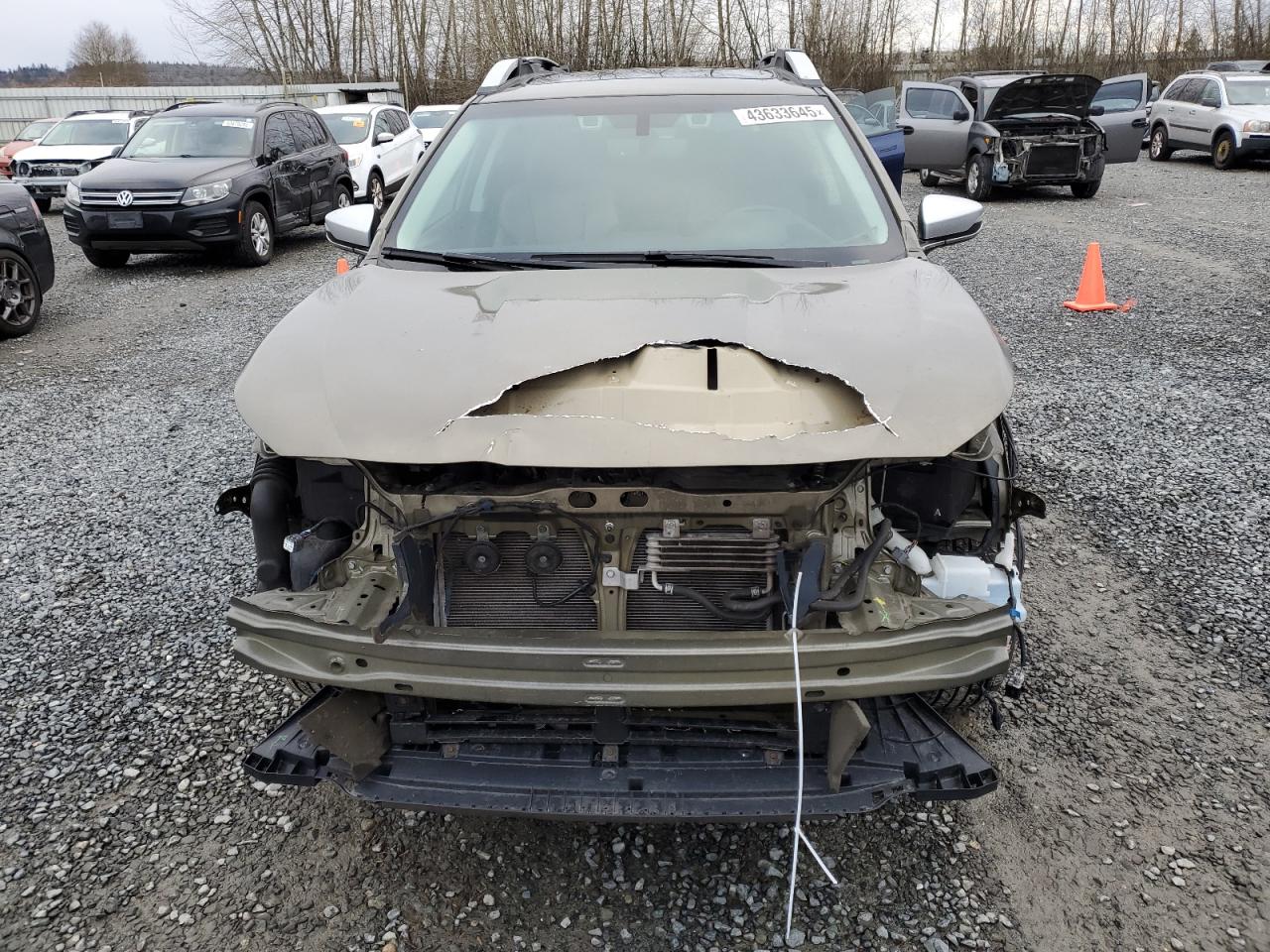 2020 Subaru Outback VIN 4S4BTGPD3L3176072 Copart auction photo, front end damage thumbnail 5