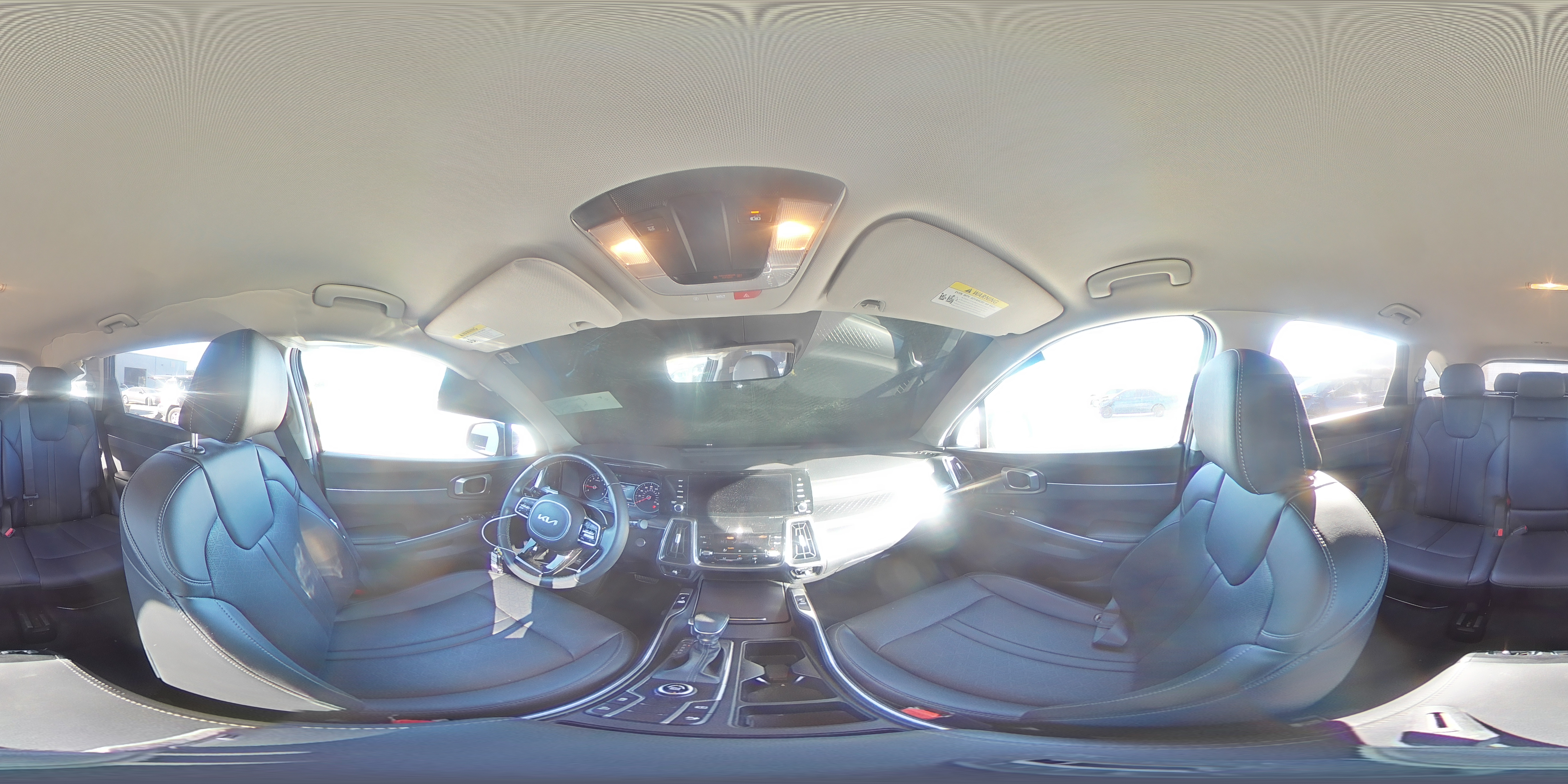 2023 KIA Sorento VIN 5XYRL4LC0PG230850 Copart auction photo, front end damage thumbnail 14
