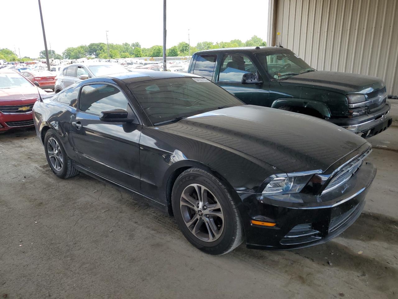 2014 Ford Mustang VIN 1ZVBP8AM9E5313303 Copart auction photo, front end / undercarriage damage thumbnail 4