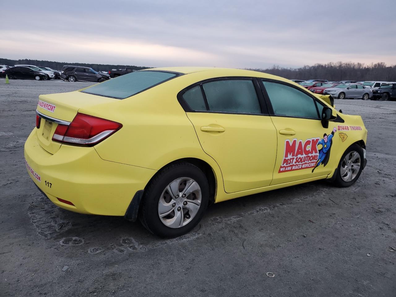 2013 Honda Civic VIN 19XFB2F58DE050659 Copart auction photo, front end damage thumbnail 3