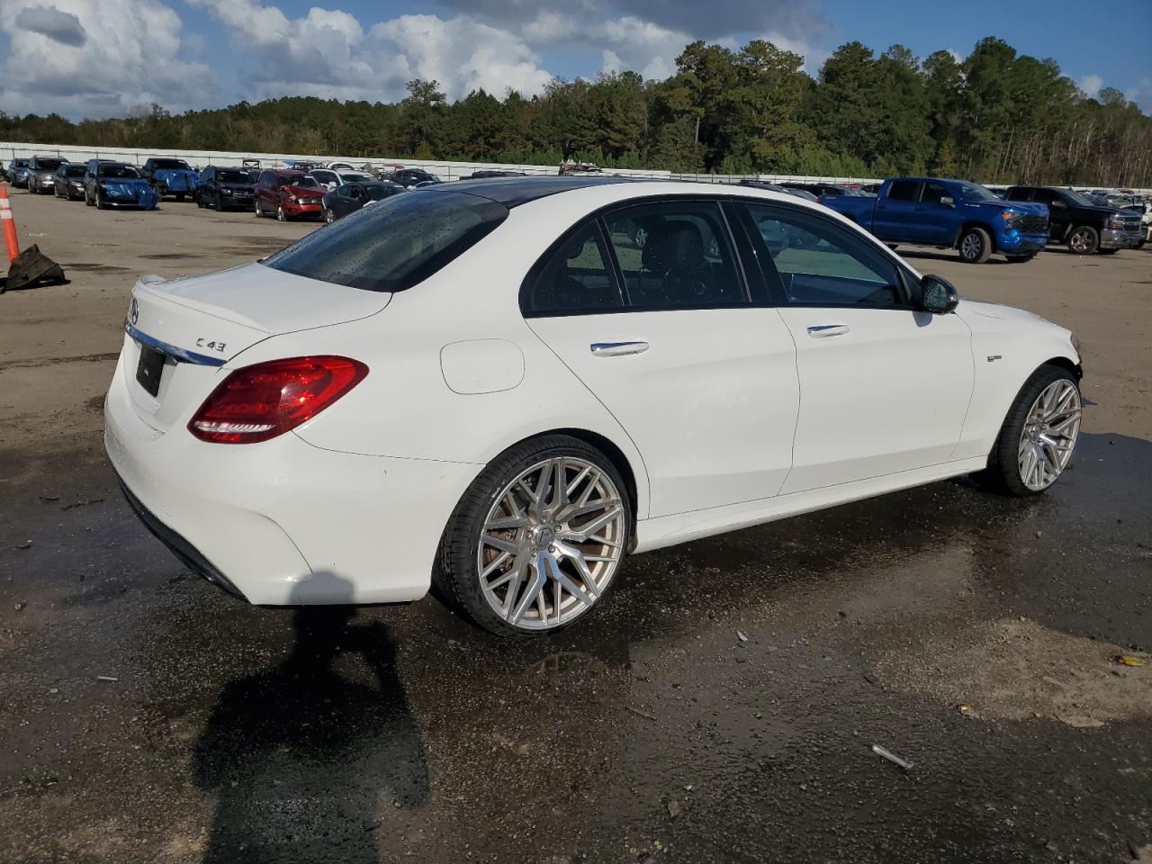 2018 Mercedes-Benz C-klasse VIN 55SWF6EB4JU254527 Copart auction photo, front end damage thumbnail 3