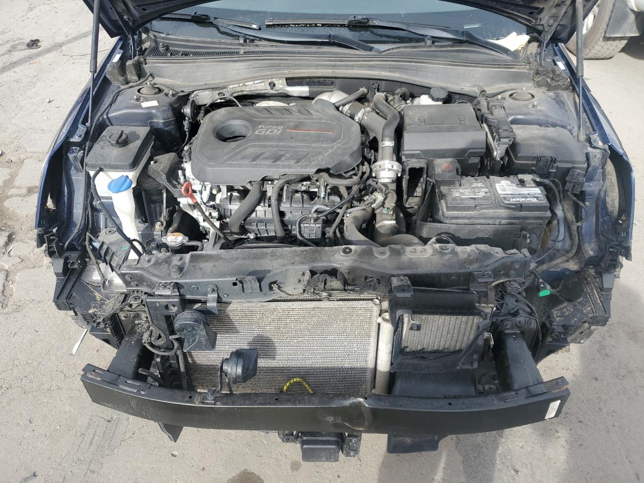 2017 KIA Optima VIN 5XXGV4L26HG131934 Copart auction photo, front end damage thumbnail 11