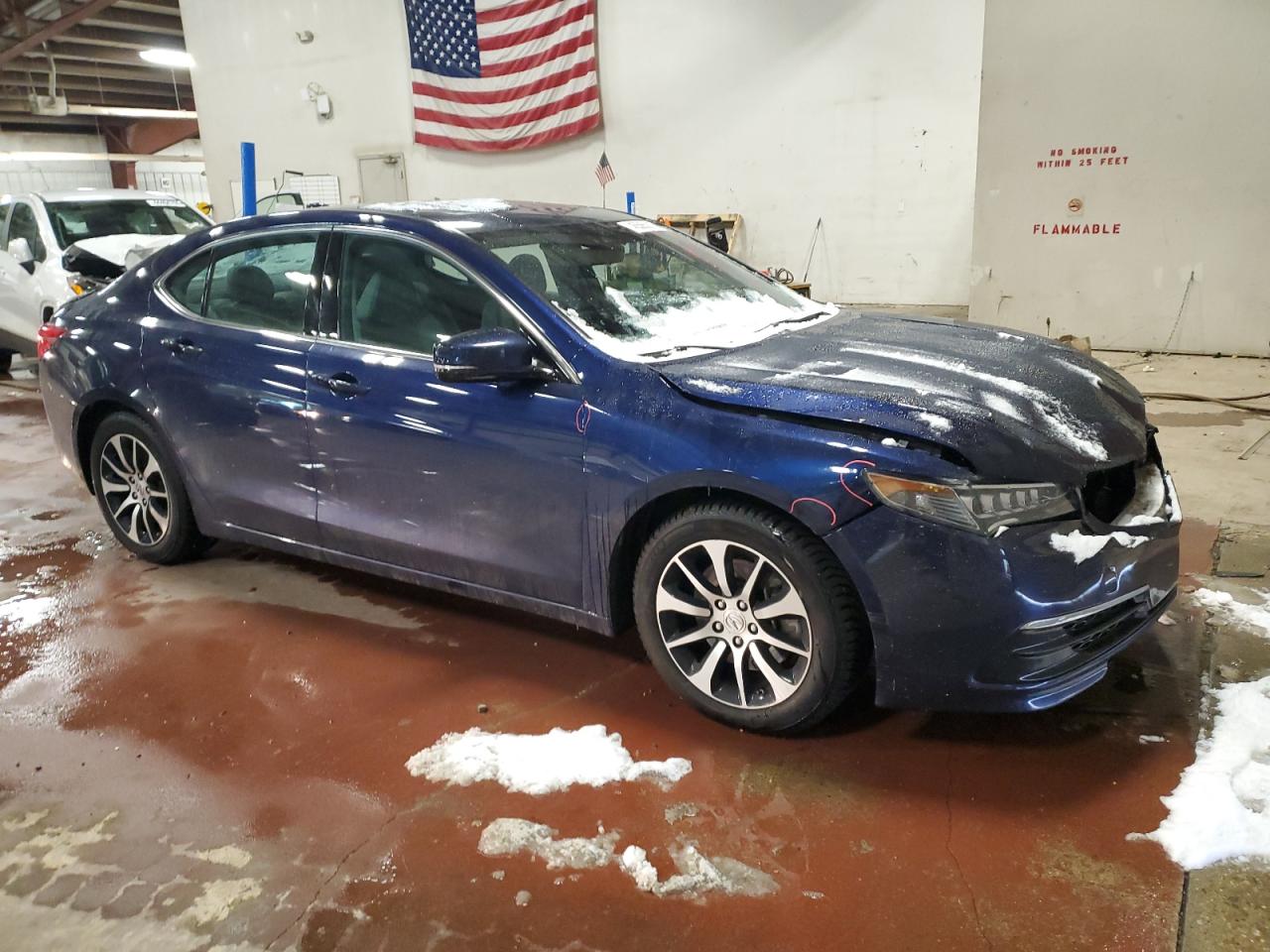 2015 Acura TLX VIN 19UUB1F5XFA008504 Copart auction photo, front end damage thumbnail 4