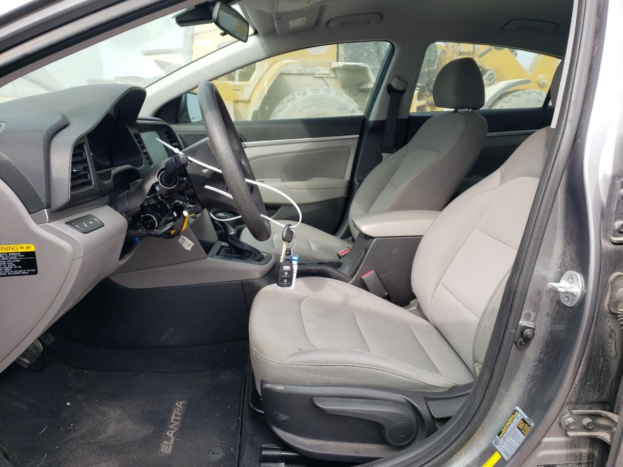 2019 Hyundai Elantra VIN 5NPD84LF3KH417670 Copart auction photo, side damage thumbnail 7