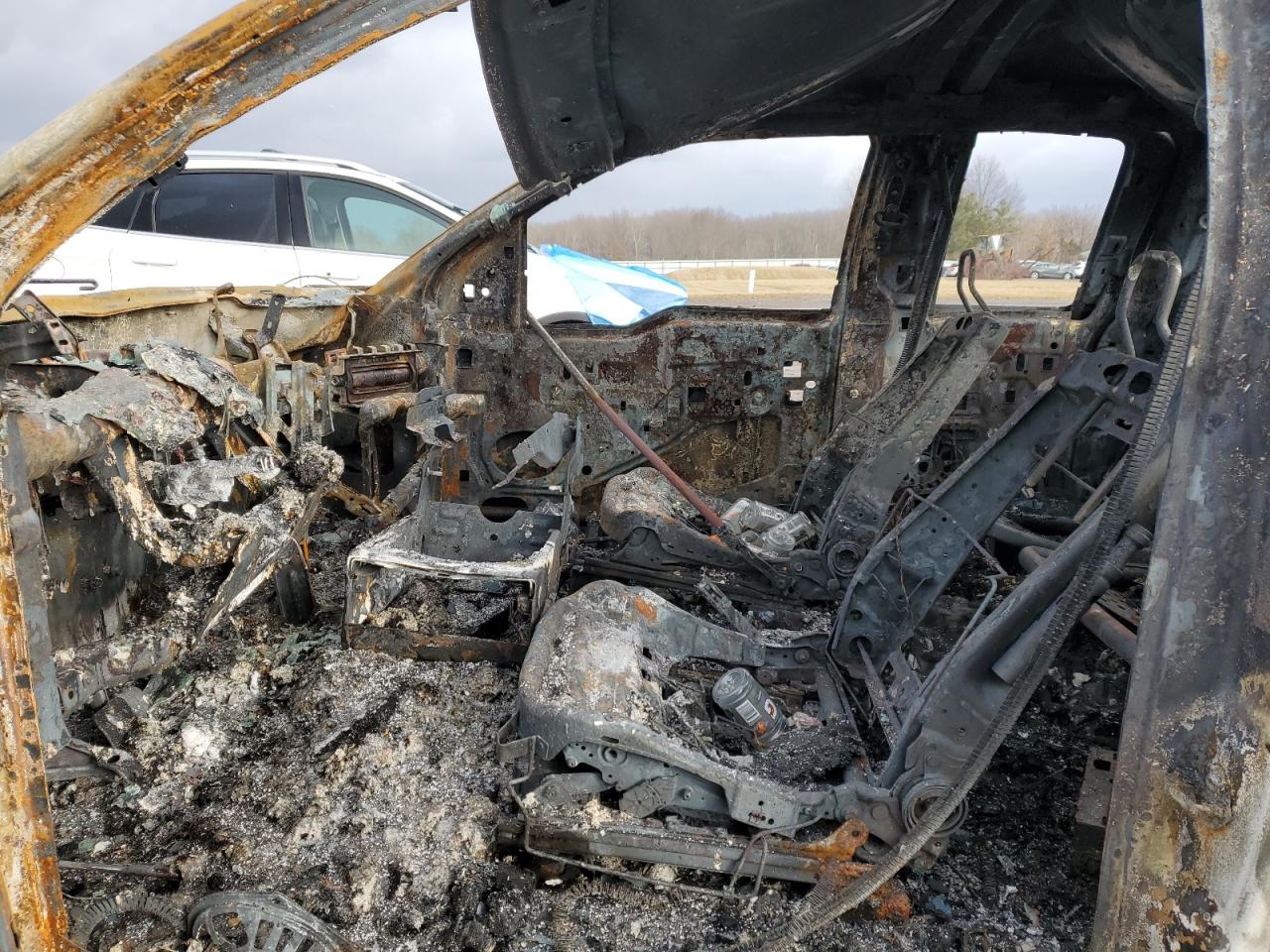 2010 Ford F-150 VIN 1FTEX1E85AFC47549 Copart auction photo, burn damage thumbnail 7