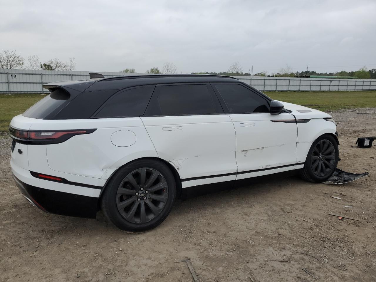2018 Land Rover Range Rover VIN SALYL2RV8JA730862 Copart auction photo, front end / side damage thumbnail 3