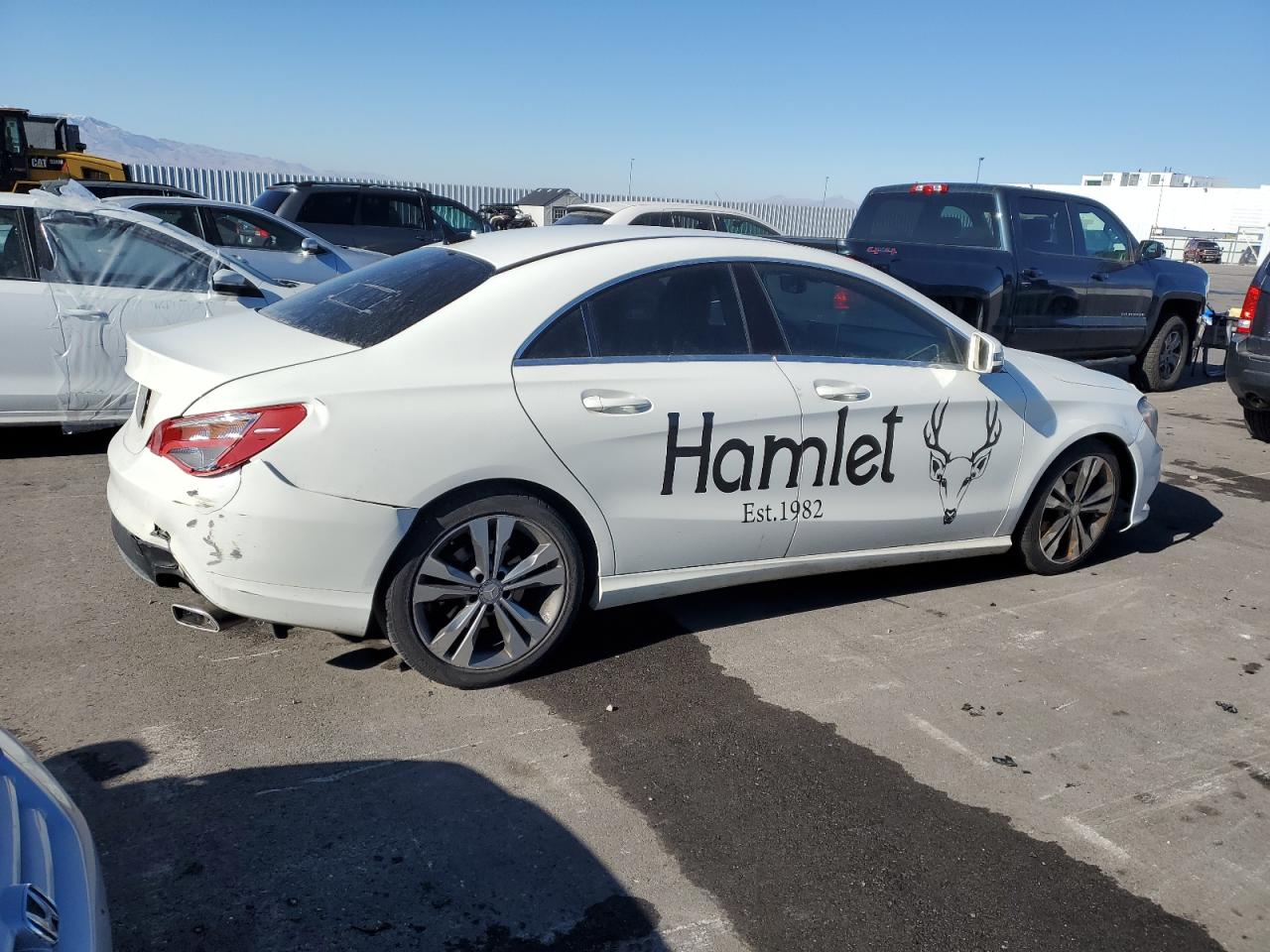 2015 Mercedes-Benz CLA-klasse VIN WDDSJ4EB2FN162379 Copart auction photo, rear end / mechanical damage thumbnail 3