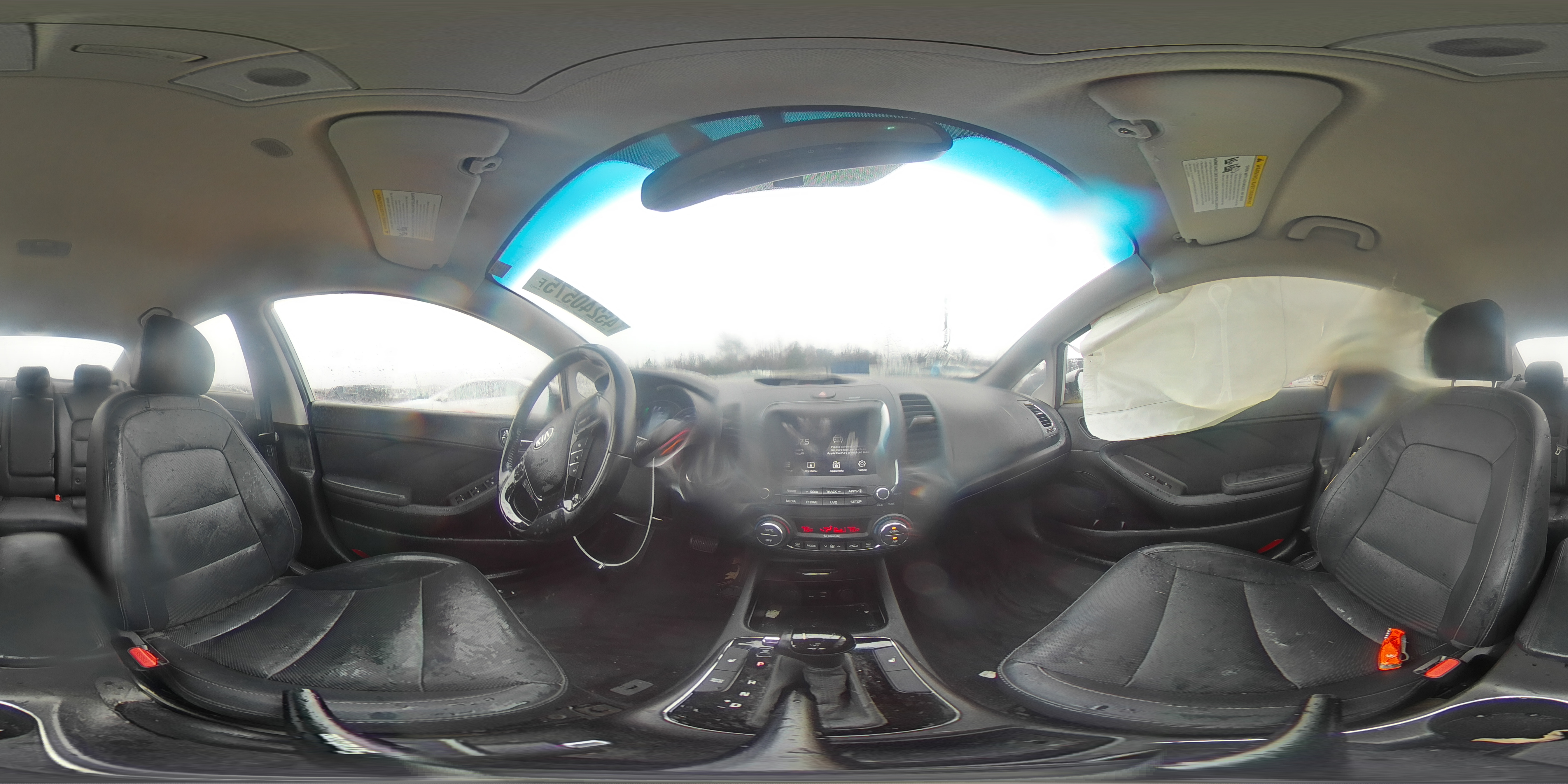 2017 KIA Forte VIN 3KPFL4A86HE091212 Copart auction photo, front end / rear end damage thumbnail 13