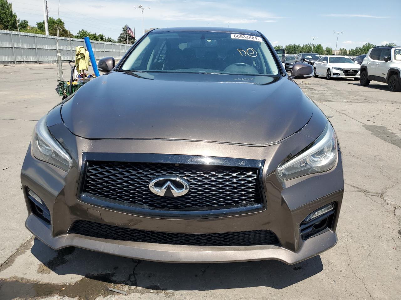 2014 Infiniti Q50 VIN JN1BV7AR1EM690988 Copart auction photo, hail damage thumbnail 5