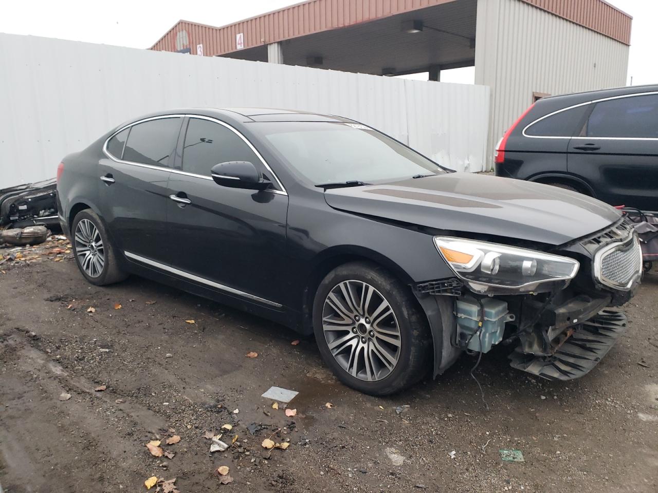 2015 KIA Cadenza VIN KNALN4D74F5182985 Copart auction photo, all over damage thumbnail 4
