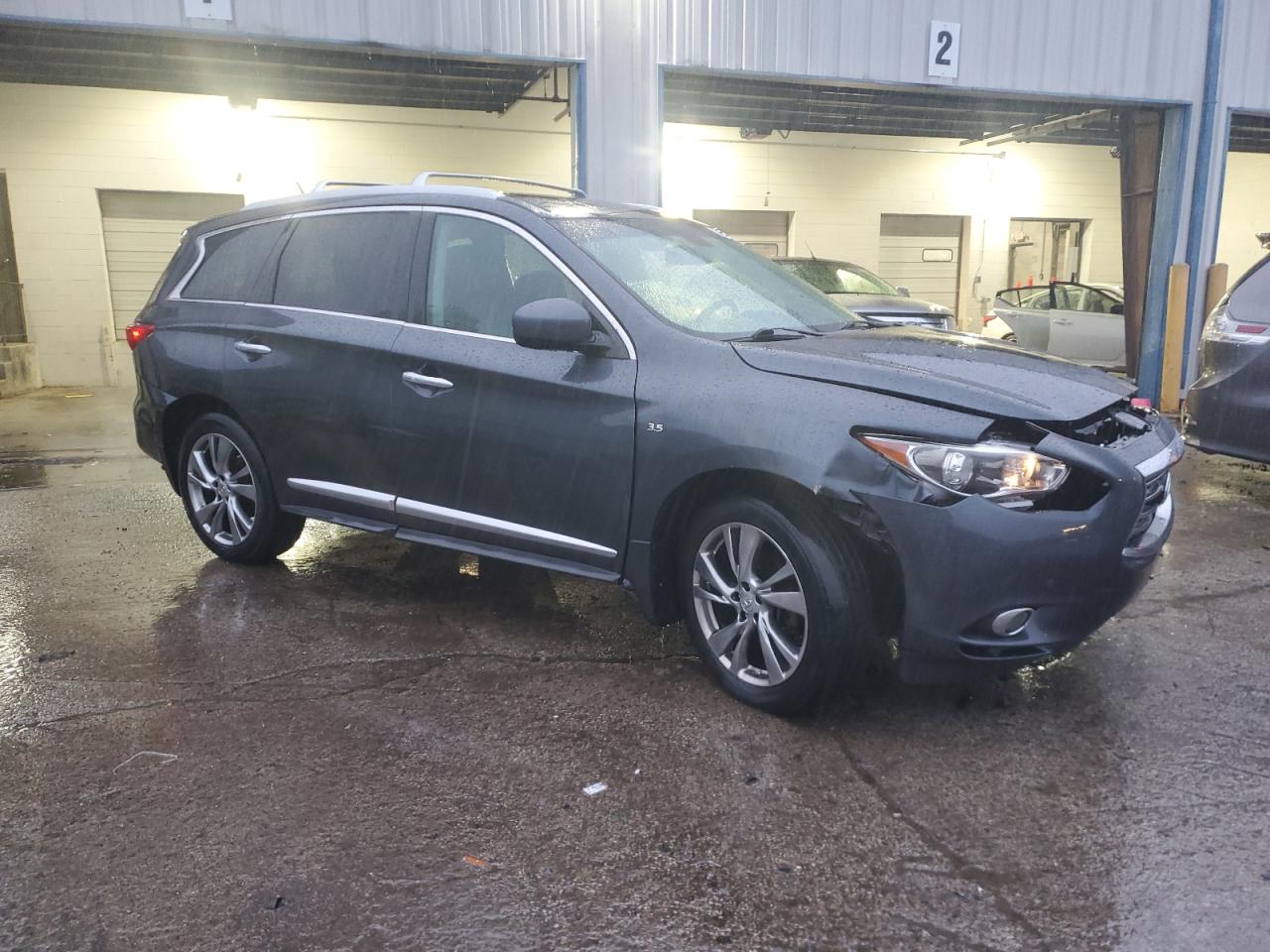 2014 Infiniti QX60 VIN 5N1AL0MM5EC510953 Copart auction photo, front end damage thumbnail 4