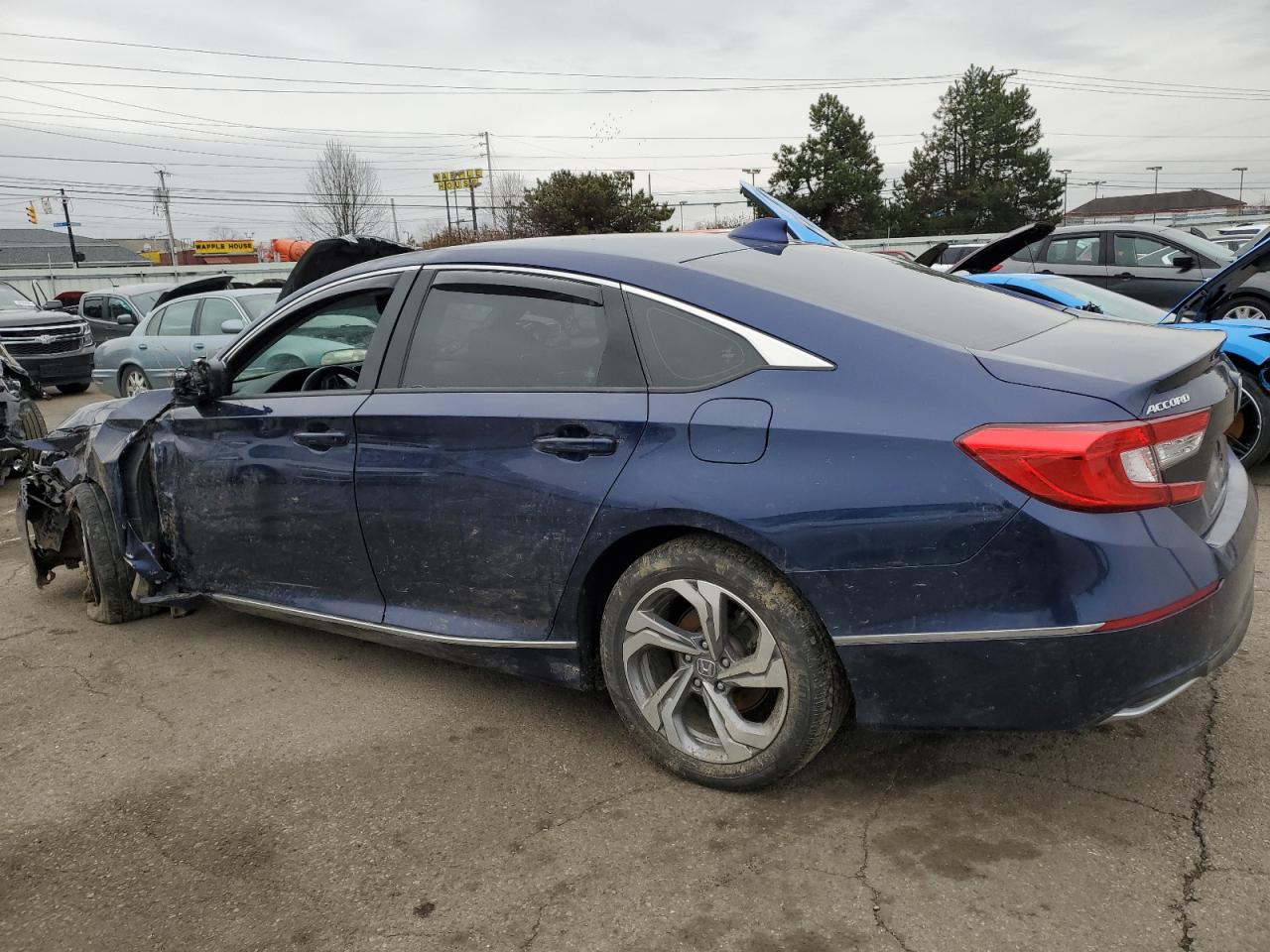 2020 Honda Accord VIN 1HGCV1F50LA125412 Copart auction photo, front end / side damage thumbnail 2