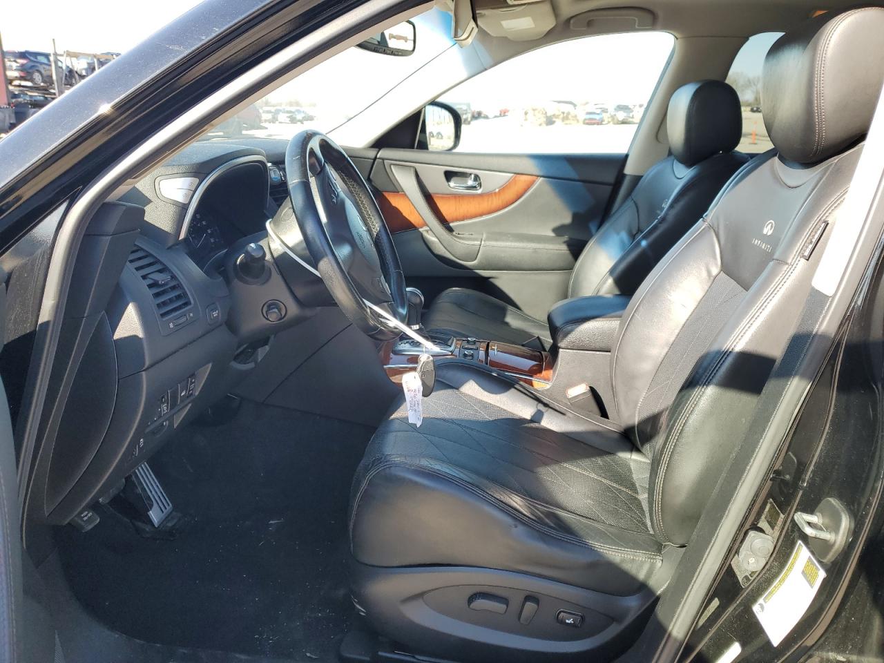 2014 Infiniti QX70 VIN JN8CS1MU7EM450274 Copart auction photo, rear end damage thumbnail 7