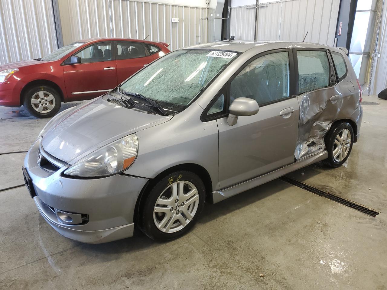 2007 Honda Fit VIN JHMGD38697S014750