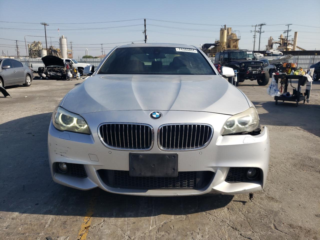 2011 BMW 5er VIN WBAFR7C59BC804134 Copart auction photo, front end damage thumbnail 5