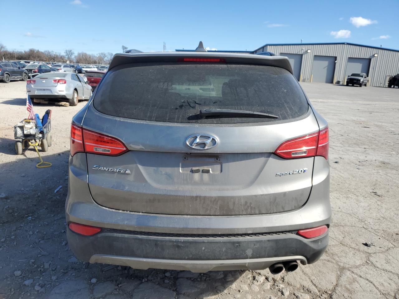 2014 Hyundai Santa Fe VIN 5XYZW3LA4EG201350 Copart auction photo, side / minor dent/scratches damage thumbnail 6