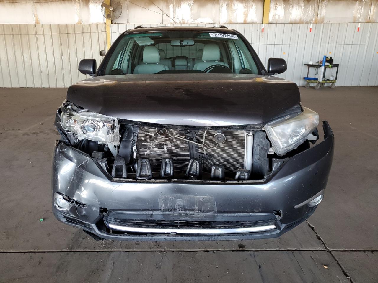 2012 Toyota Highlander VIN 5TDYK3EH5CS065506 Copart auction photo, front end damage thumbnail 5