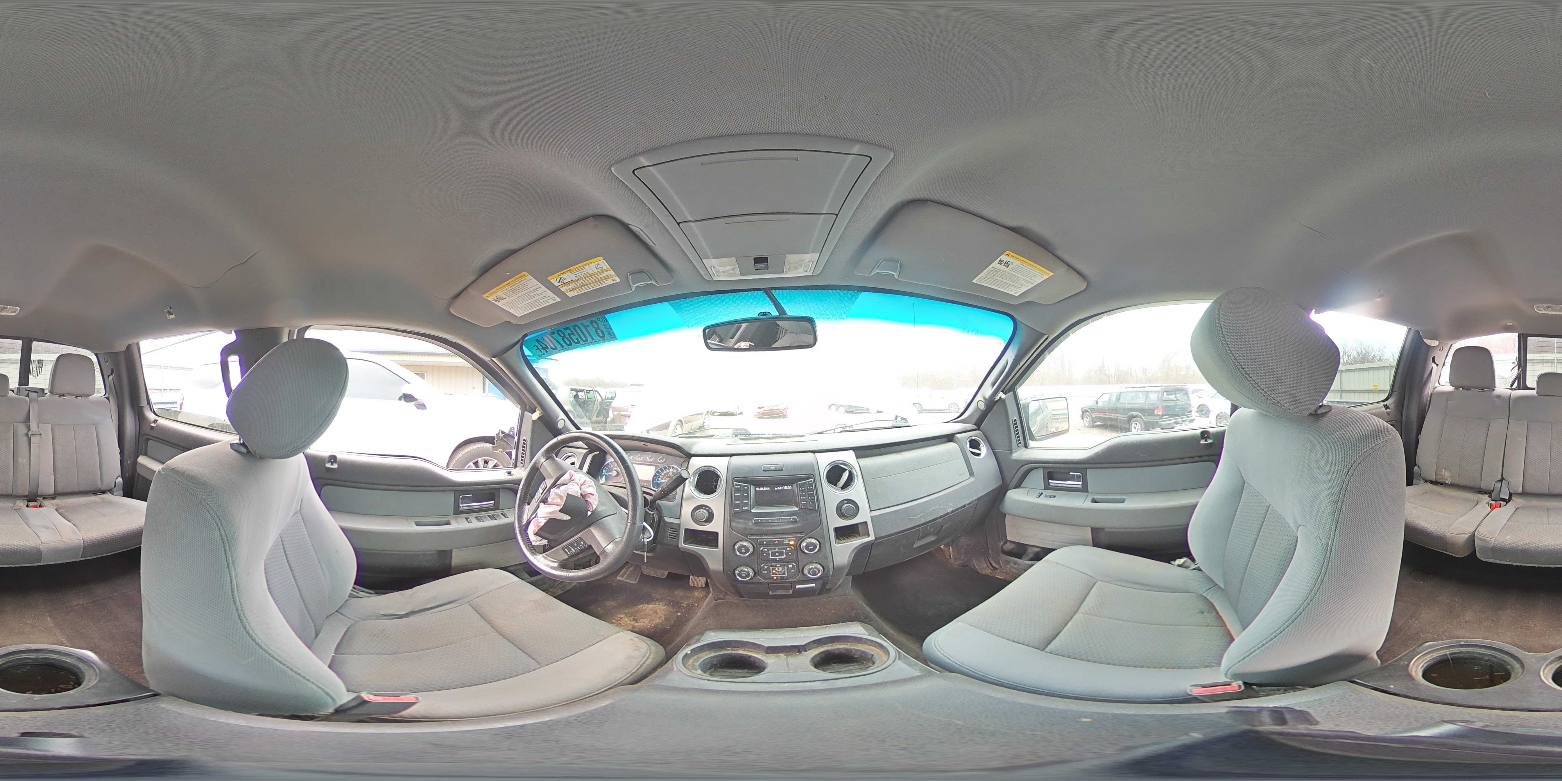 2014 Ford F-150 VIN 1FTFW1EF6EFB63283 Copart auction photo, front end / side damage thumbnail 15