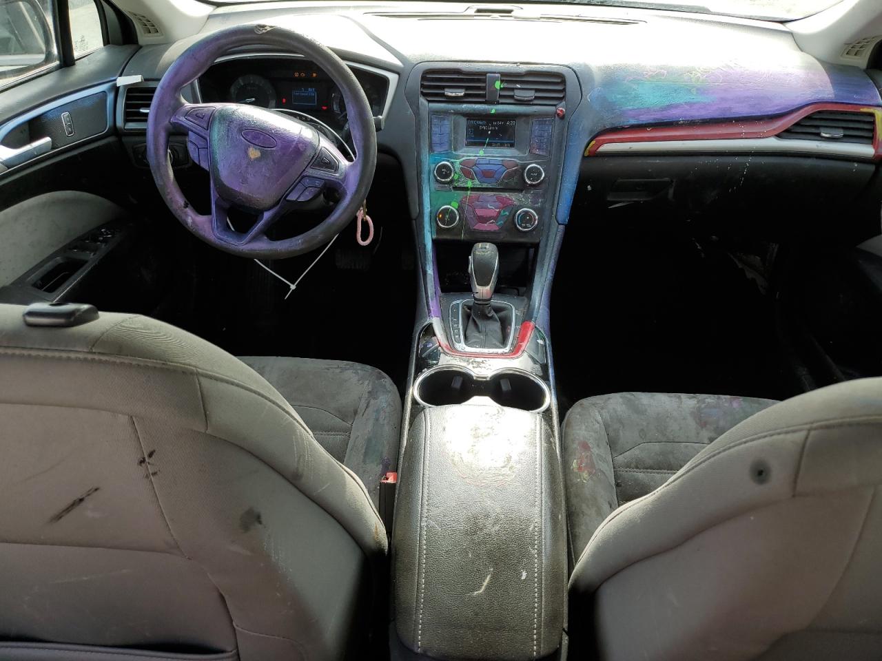 2014 Ford Fusion VIN 1FA6P0G74E5366729 Copart auction photo, undercarriage / side damage thumbnail 8