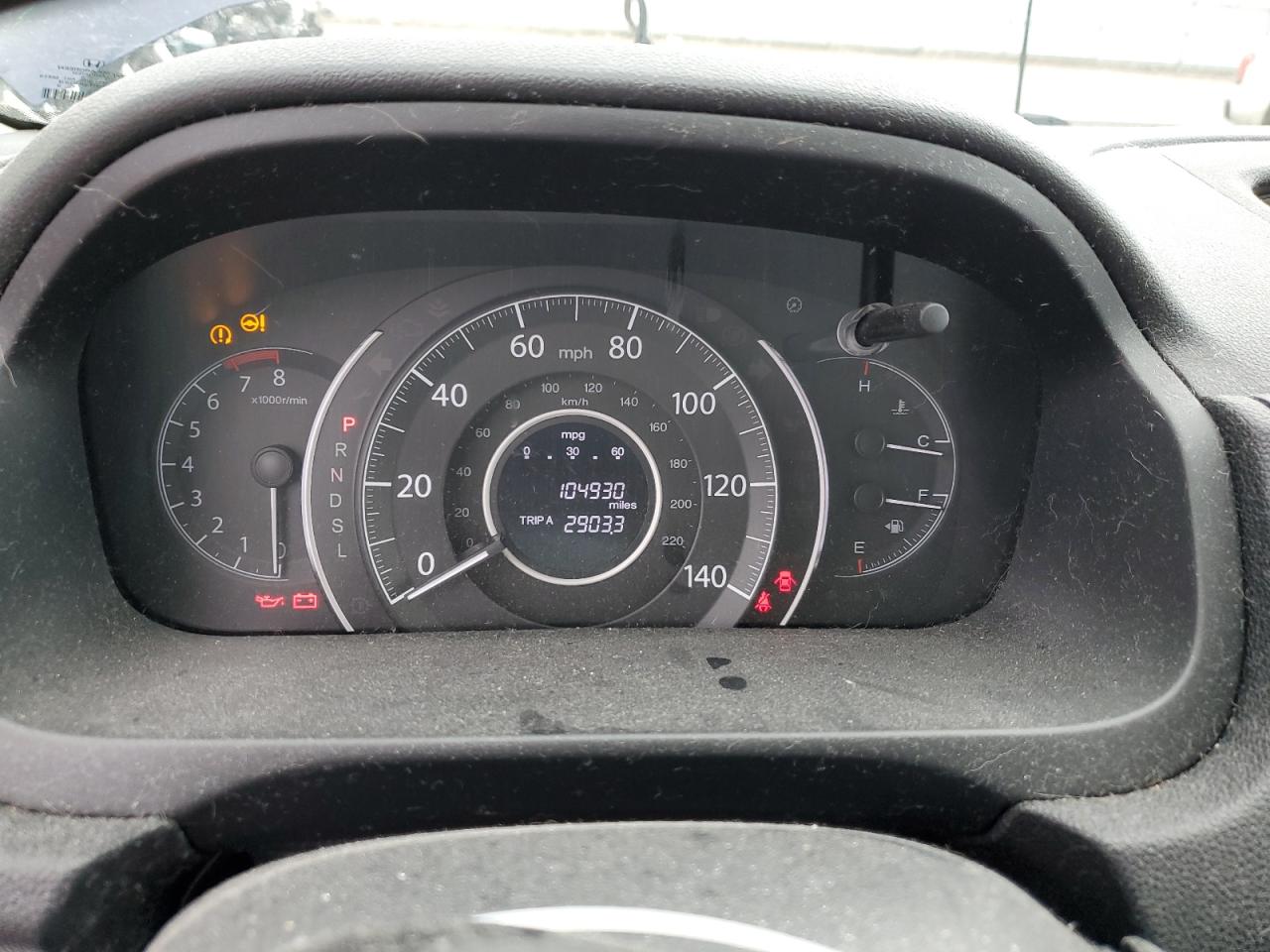 2016 Honda CR-V VIN 2HKRM4H53GH619692 Copart auction photo, front end / side damage thumbnail 9