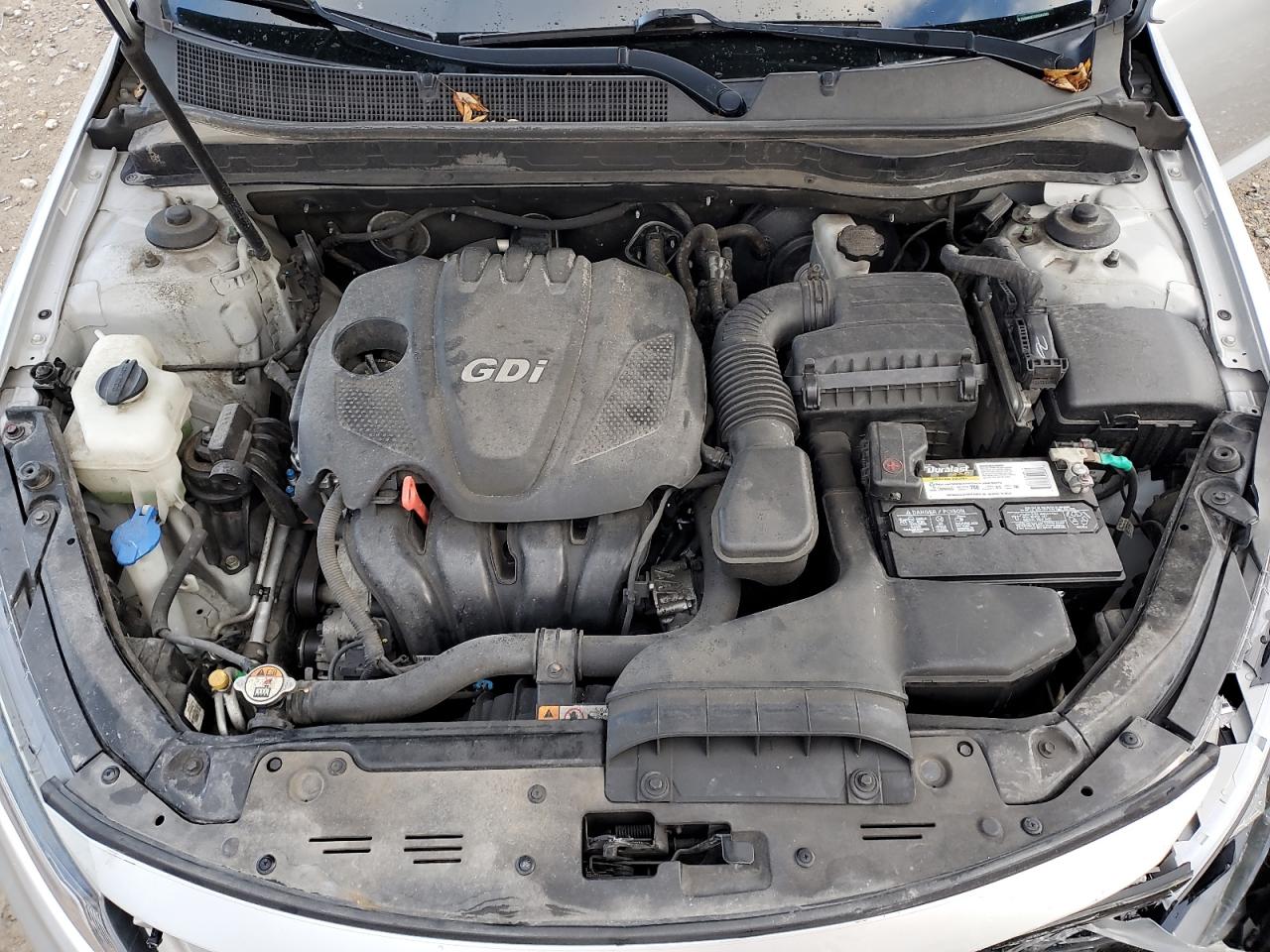 2014 KIA Optima VIN 5XXGN4A7XEG343343 Copart auction photo, front end damage thumbnail 11