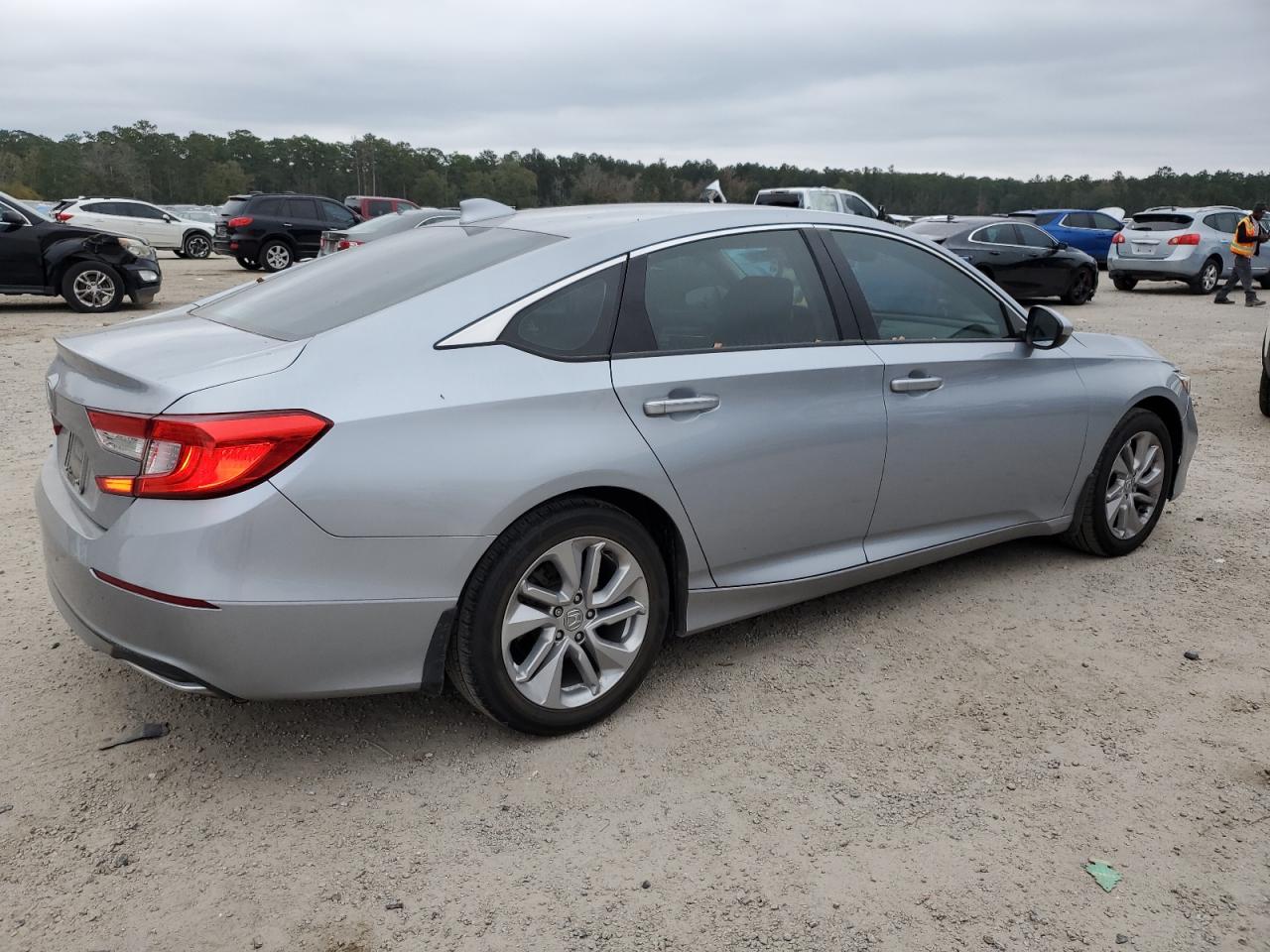 2020 Honda Accord VIN 1HGCV1F12LA019184 Copart auction photo, side damage thumbnail 3