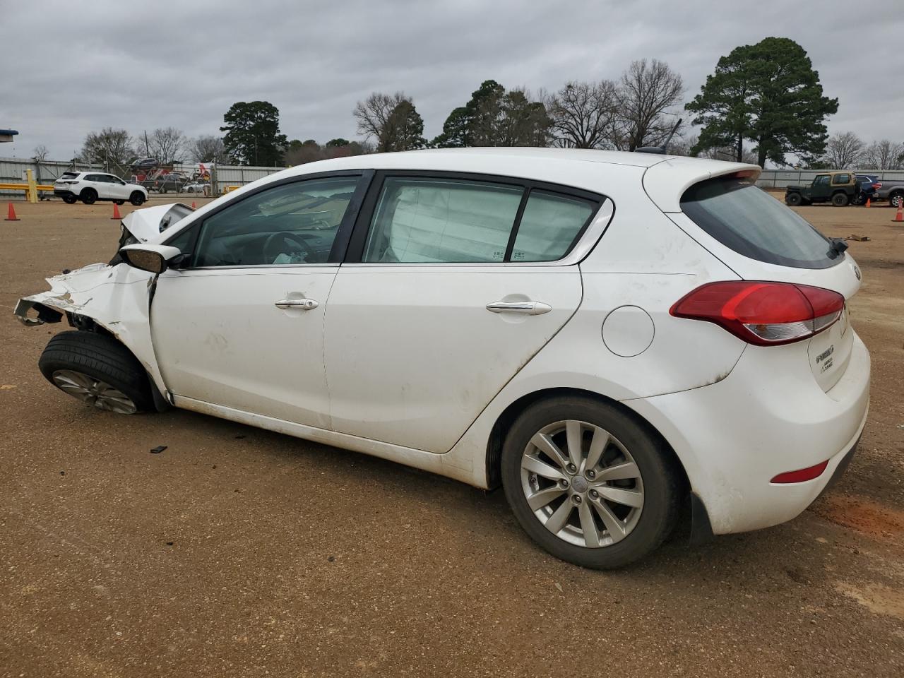 2014 KIA Forte VIN KNAFX5A81E5171760 Copart auction photo, front end / mechanical damage thumbnail 2