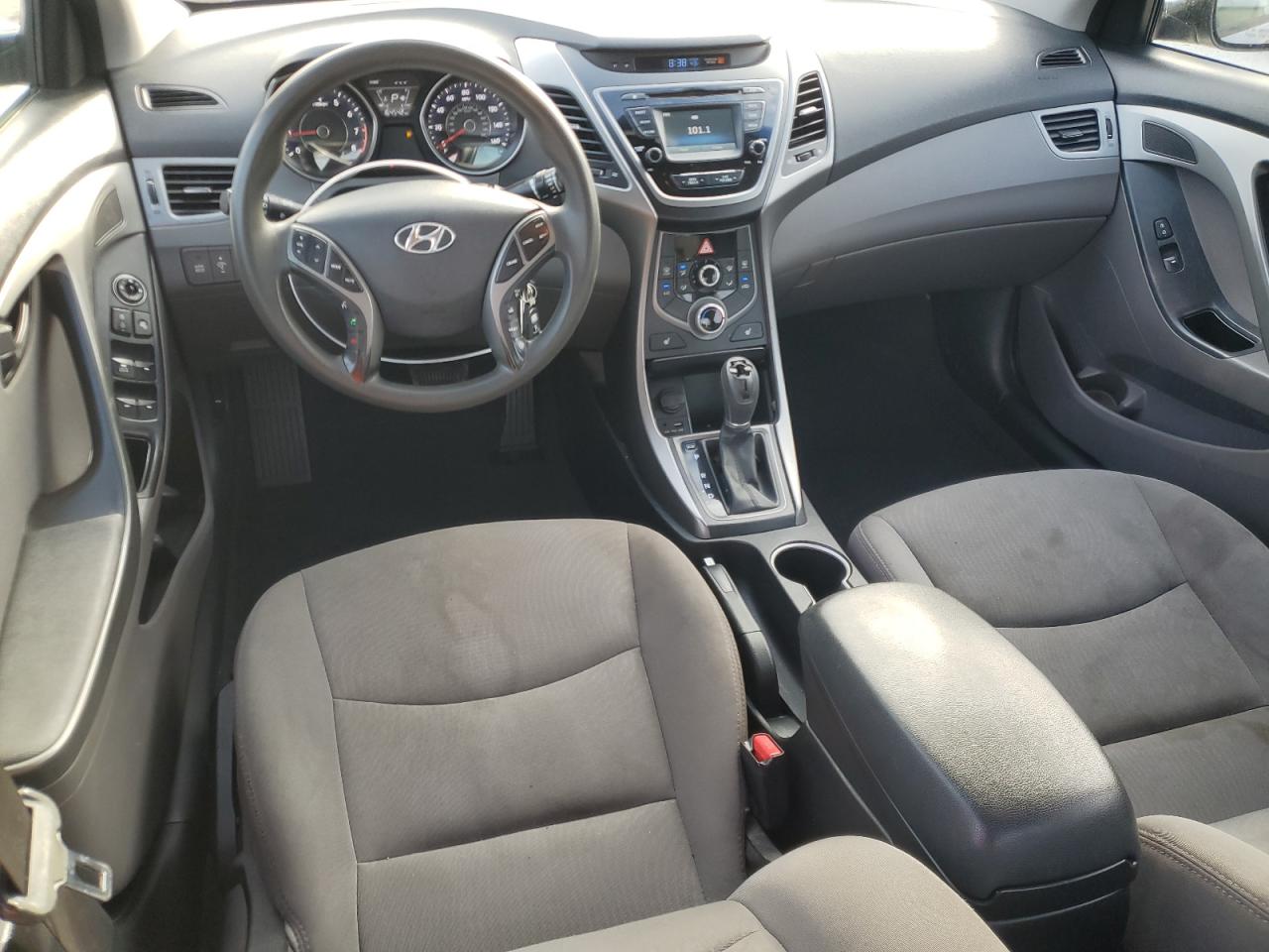 2014 Hyundai Elantra VIN 5NPDH4AE1EH519998 Copart auction photo, front end / side damage thumbnail 8
