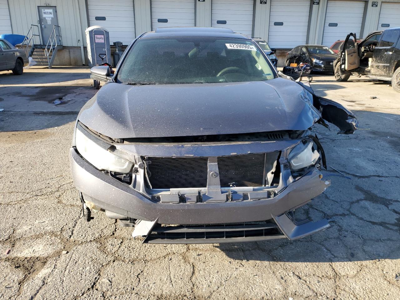 2016 Honda Civic VIN 2HGFC1F36GH631268 Copart auction photo, front end / side damage thumbnail 5