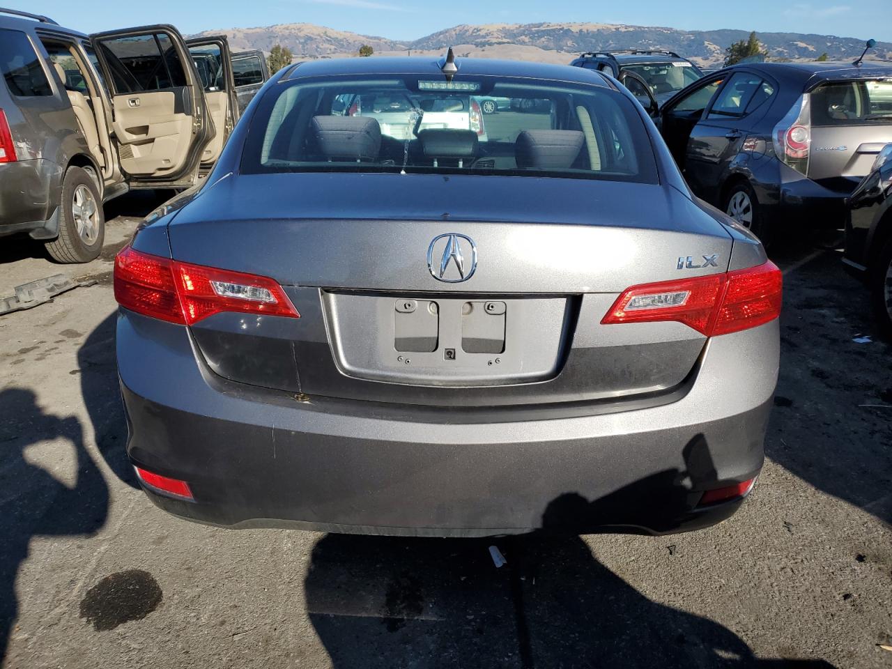 2013 Acura ILX VIN 19VDE1F34DE017741 Copart auction photo, undercarriage / front end damage thumbnail 6