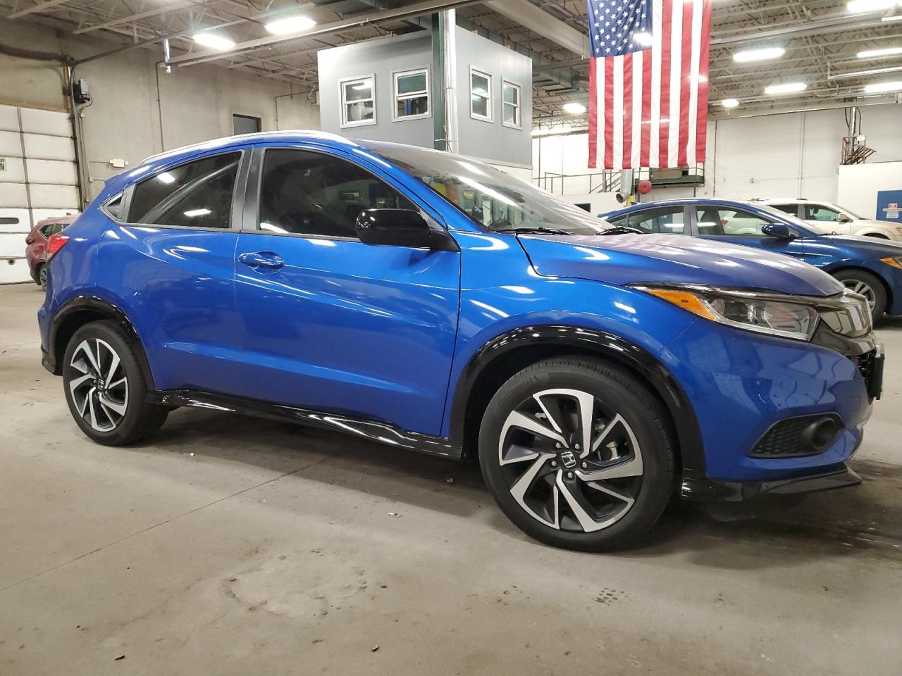 2019 Honda HR-V VIN 3CZRU5H12KG715330 Copart auction photo, all over / undercarriage damage thumbnail 4