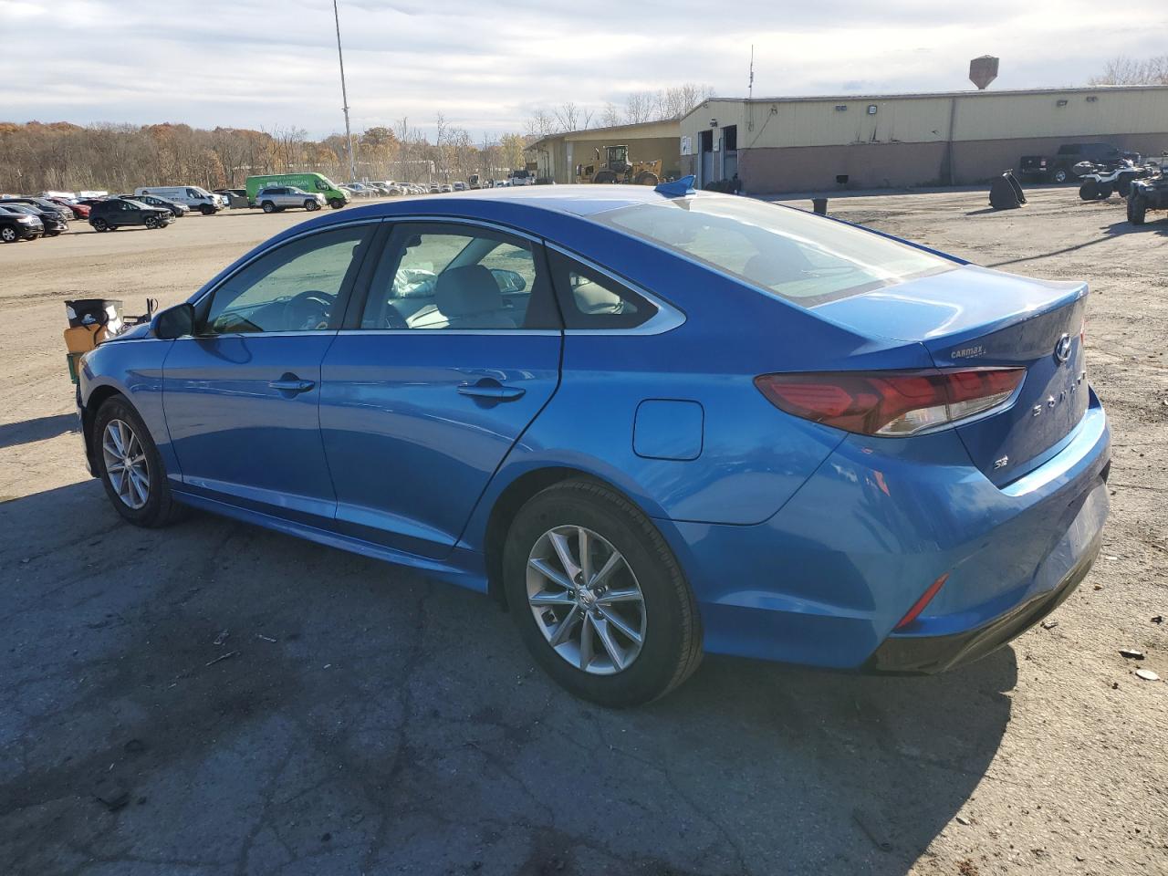2019 Hyundai Sonata VIN 5NPE24AF3KH740092 Copart auction photo, front end / minor dent/scratches damage thumbnail 2