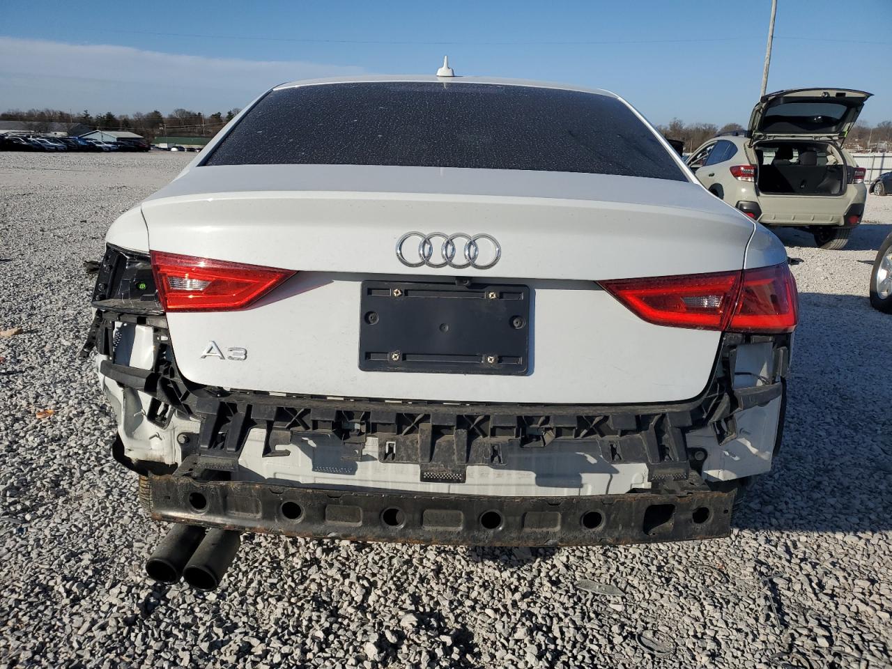 2015 Audi A3 VIN WAUACGFF1F1012917 Copart auction photo, rear end / side damage thumbnail 6