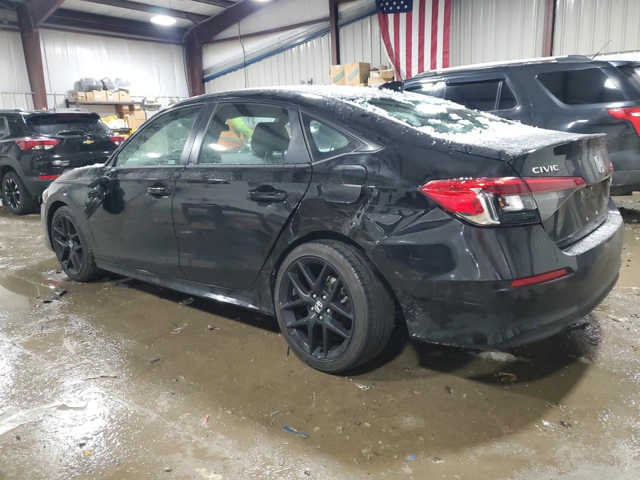 2024 Honda Civic VIN 2HGFE2F51RH531471 Copart auction photo, side damage thumbnail 2