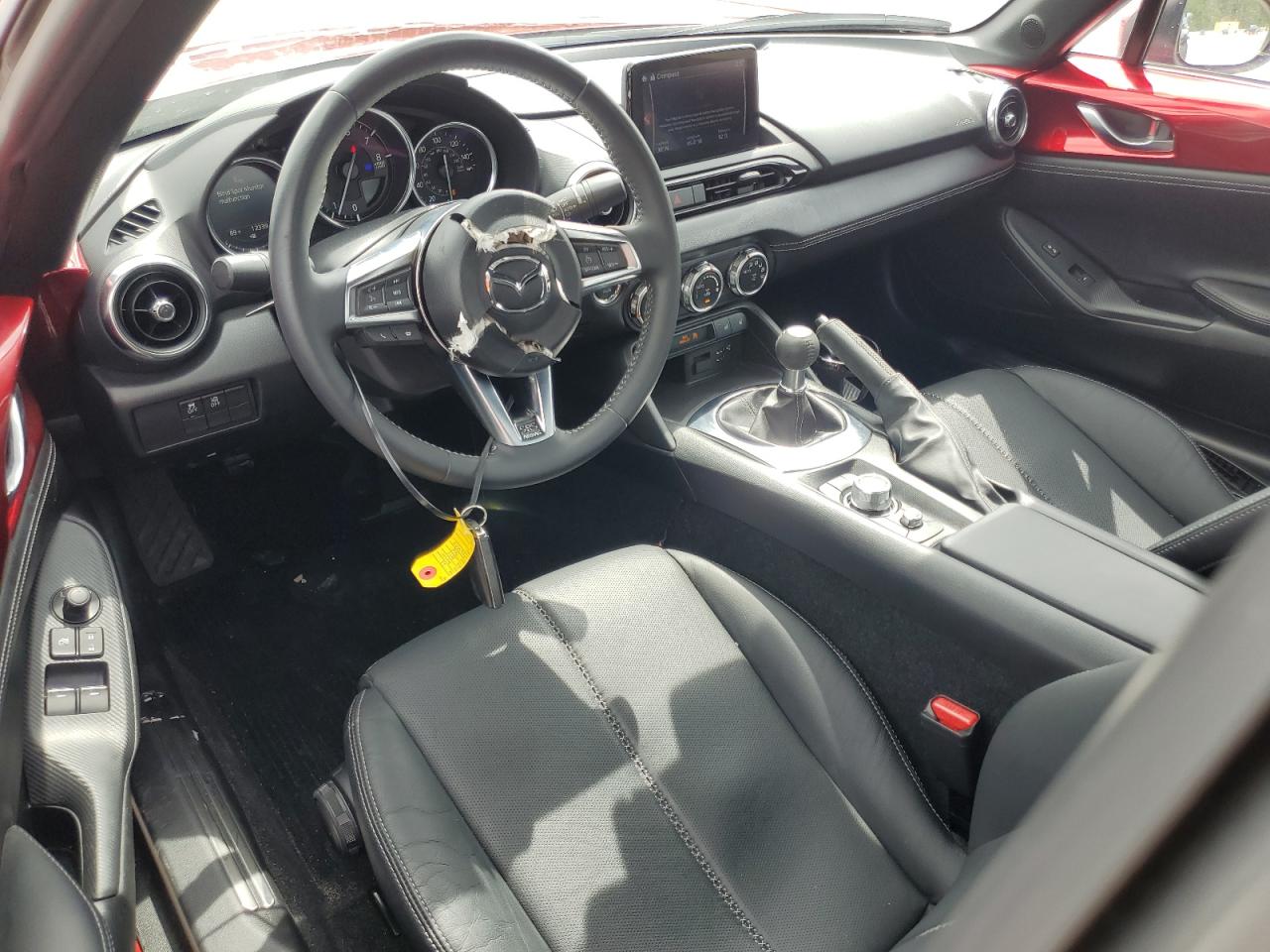 2023 Mazda MX-5 VIN JM1NDAM75P0558086 Copart auction photo, rear end / front end damage thumbnail 8