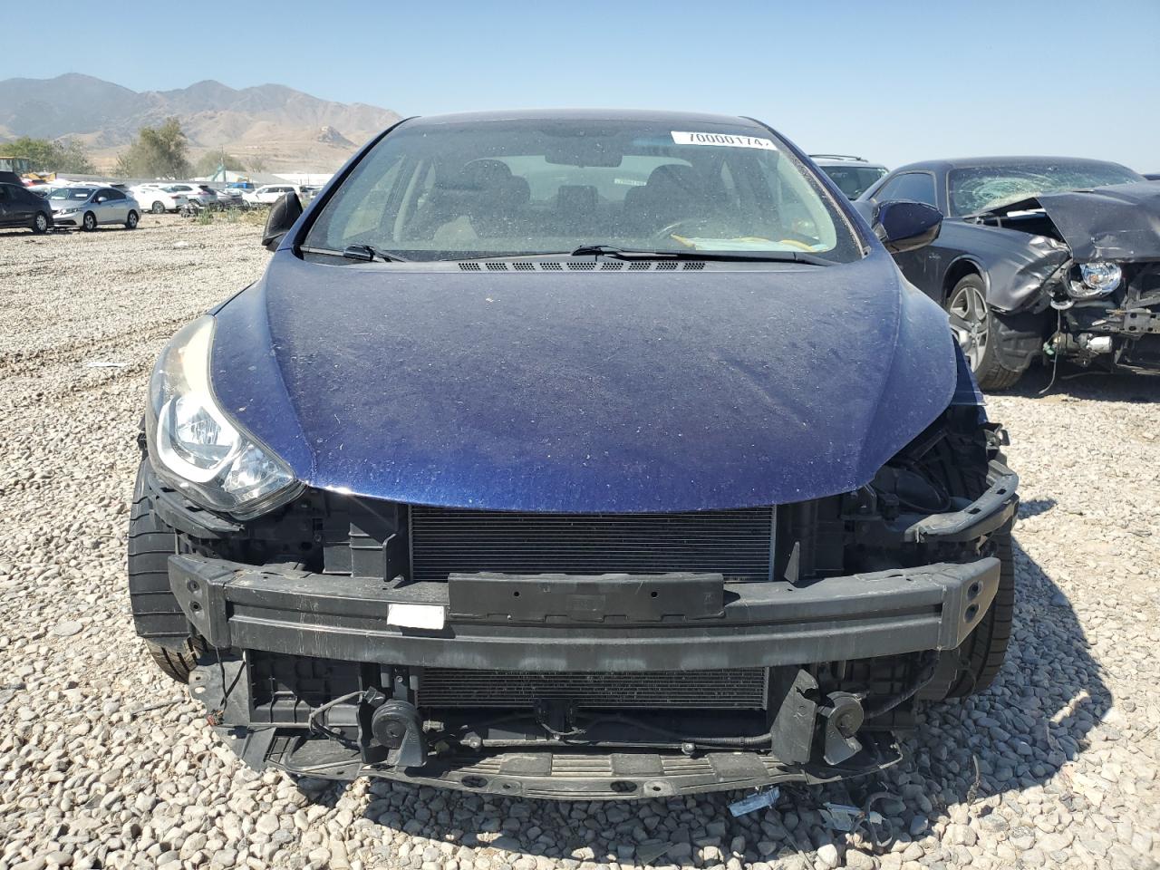 2014 Hyundai Elantra VIN 5NPDH4AE7EH535381 Copart auction photo, front end damage thumbnail 5