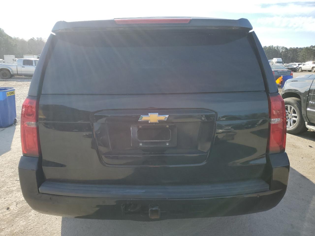 2015 Chevrolet Tahoe VIN 1GNLC2EC0FR576895 Copart auction photo, front end / side damage thumbnail 6