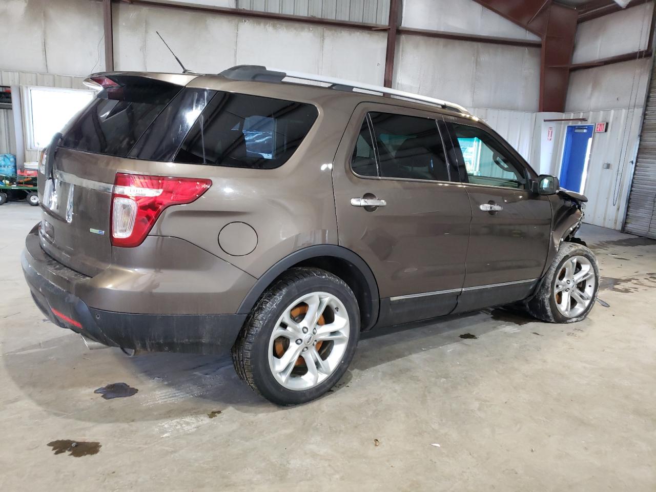 2015 Ford Explorer VIN 1FM5K8F87FGA13660 Copart auction photo, front end damage thumbnail 3