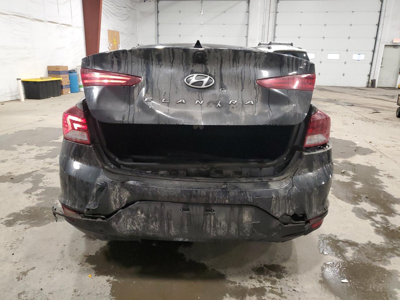 2019 Hyundai Elantra VIN 5NPD84LF7KH488189 Copart auction photo, rear end / mechanical damage thumbnail 6