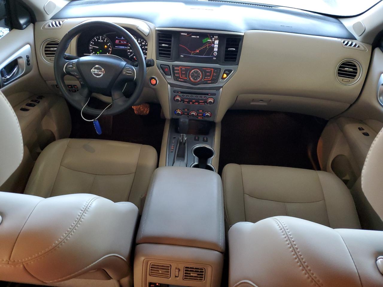 2017 Nissan Pathfinder VIN 5N1DR2MN4HC634703 Copart auction photo, front end / minor dent/scratches damage thumbnail 8