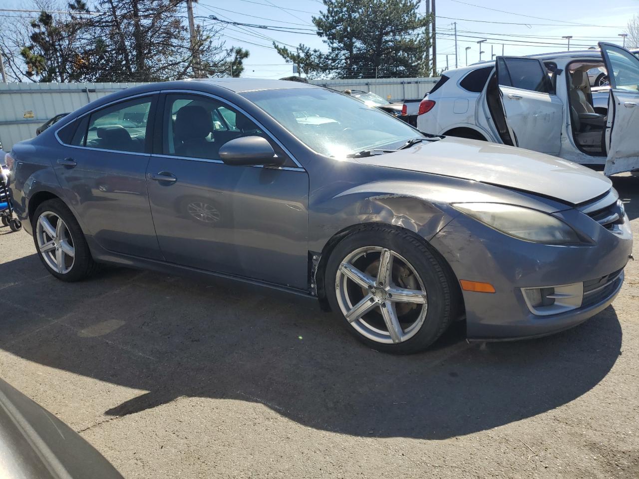 2009 Mazda 6 VIN 1YVHP82B695M33277 Copart auction photo, front end damage thumbnail 4