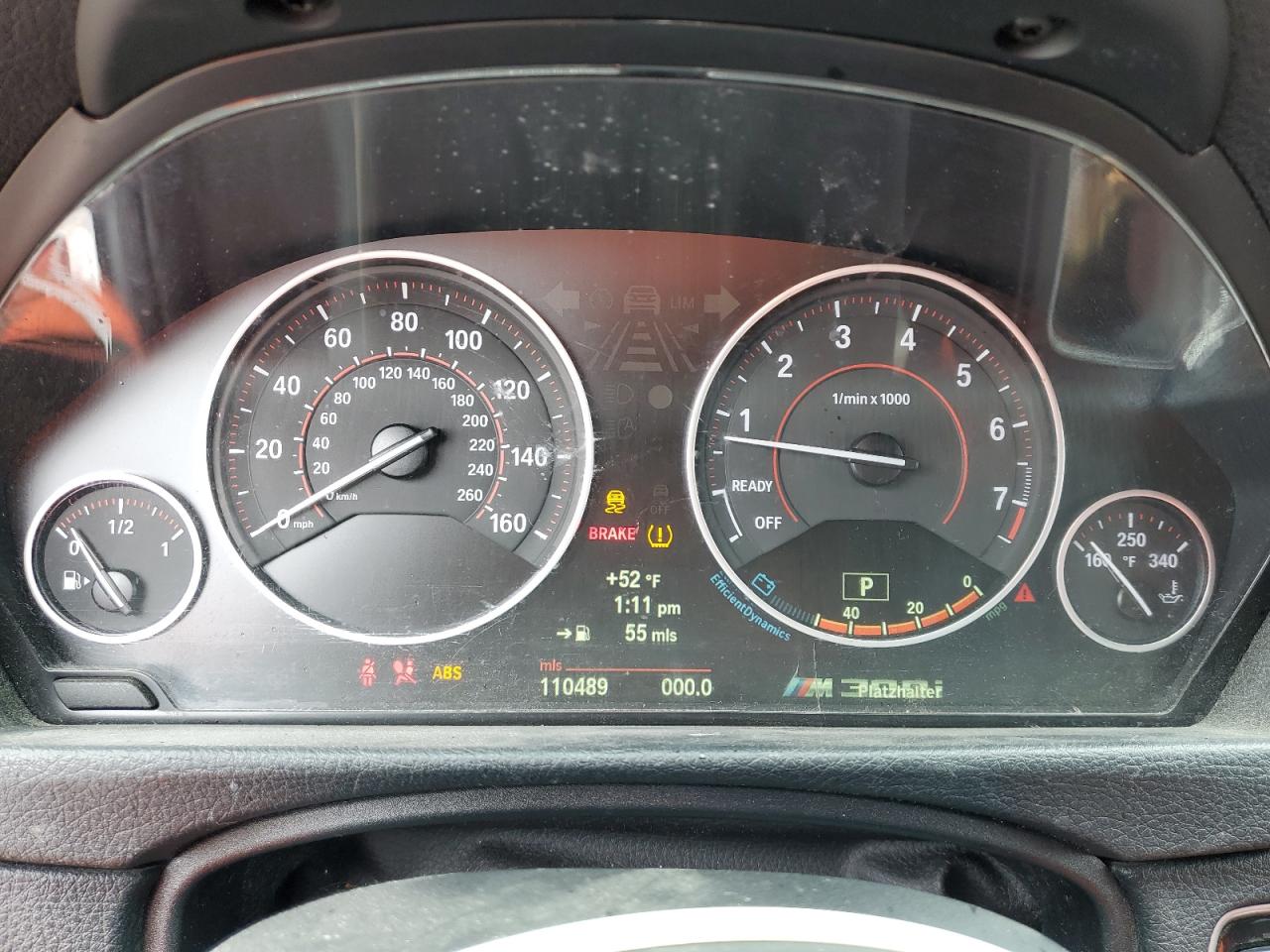 2013 BMW 3er VIN WBA3A5C52DF602655 Copart auction photo, rear end / all over damage thumbnail 9