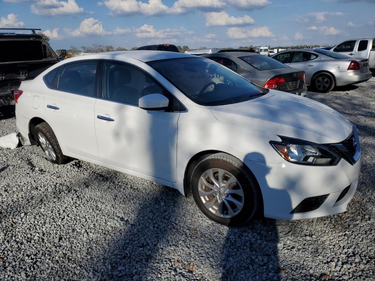 2017 Nissan Sentra VIN 3N1AB7AP3HY213516 Copart auction photo, side / undercarriage damage thumbnail 4