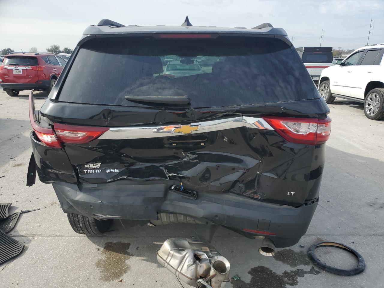 2021 Chevrolet Traverse VIN 1GNERGKW1MJ237559 Copart auction photo, rear end damage thumbnail 6