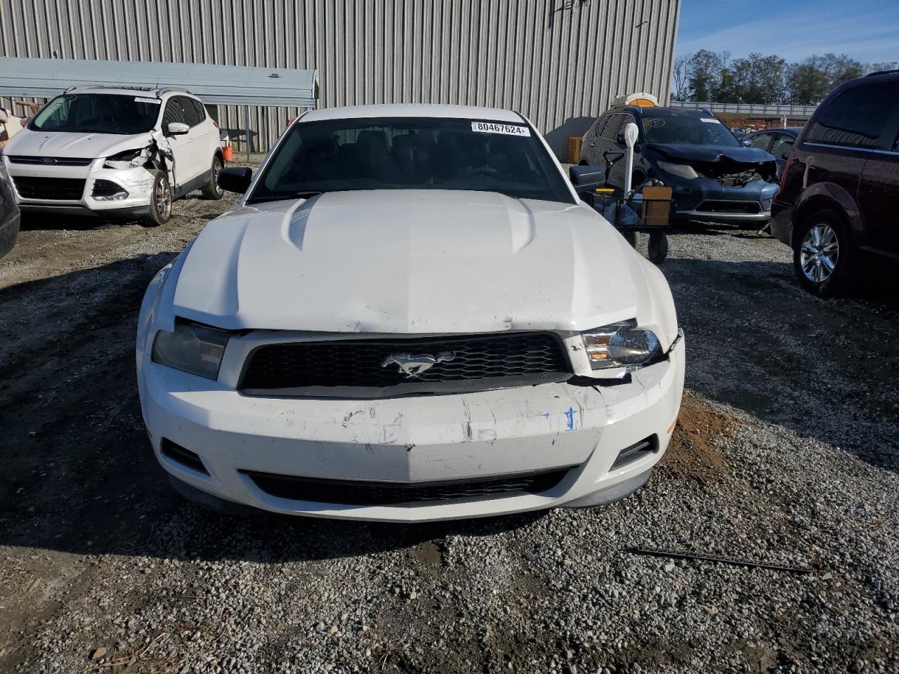 2012 Ford Mustang VIN 1ZVBP8AM8C5244598 Copart auction photo, front end damage thumbnail 5
